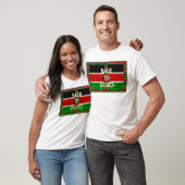 Zurück zu den Grundlagen: Kenia Flag Themed Wealth T-Shirt (Unisex)