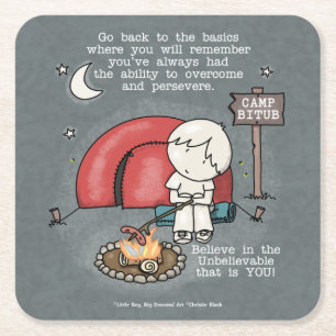 Zurück zu den Grundlagen Rechteckiger Pappuntersetzer