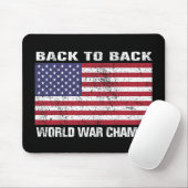 Zurück zu den hinteren Weltkrieg-Meistern Mousepad (Mit Mouse)