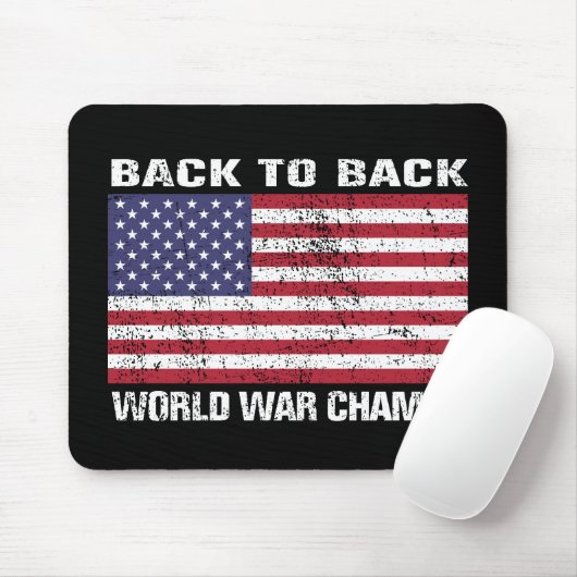 Zurück zu den hinteren Weltkrieg-Meistern Mousepad (Mit Mouse)