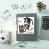 Zurück zu den Kaffeebeklebern in der Schule Aufkleber (iPad Hülle)