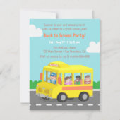 Zurück zu den Party Einladungen für gelbe Busse (Vorderseite)