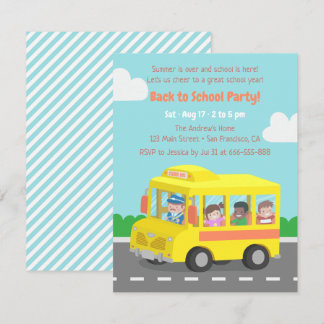 Zurück zu den Party Einladungen für gelbe Busse