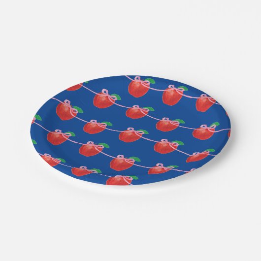 Zurück zu den Party-Papier-Tellern in der Schule Pappteller (Schrägansicht)