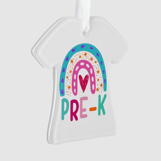 Zurück zu den Regenbogenkindern der Schule Ornament (Vorderseite)