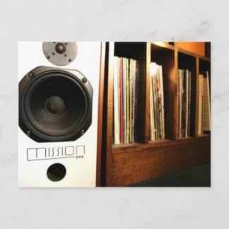 Zurück zu den Schallplatten Postkarte
