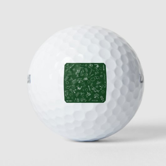 zurück zu den Schuldoodles Golfball (Vorderseite)