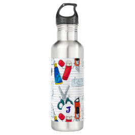 Zurück zu den Schulfiguren. Benutzerdefinierte Ini Edelstahlflasche