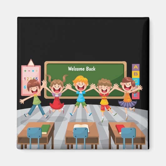 Zurück zu den Schulkindern Magnet (Vorne)