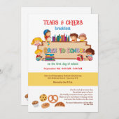 Zurück zu den Schultränken und der Einladung (Vorne/Hinten)