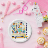 Zurück zu den Tellern in der Schule Pappteller (Party)