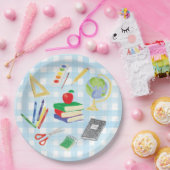 Zurück zu den Tellern zum Party von Schulbüchern Pappteller (Party)