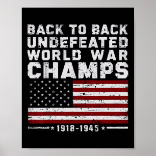 Zurück zu den ungeschlagenen Weltkriegsmeistern de Poster