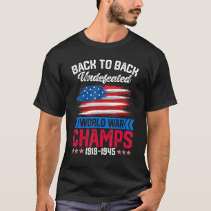 Zurück zu den ungeschlagenen Weltkriegsmeistern de T-Shirt