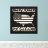 Zurück zu den Weltkriegsmeistern Leinwanddruck (Insitu (Holzboden))