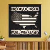 Zurück zu den Weltkriegsmeistern Leinwanddruck (Insitu (Wohnzimmer))