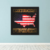 Zurück zu den Weltkriegsmeistern Leinwanddruck (Insitu (Holzboden))