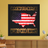 Zurück zu den Weltkriegsmeistern Leinwanddruck (Insitu (Wohnzimmer))