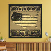 Zurück zu den Weltkriegsmeistern Leinwanddruck (Insitu (Wohnzimmer))
