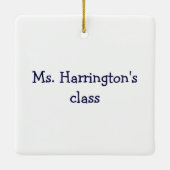 Zurück zu den Zierschriften der Schule Keramikornament (Rückseite)