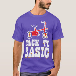 Zurück zu einem einfachen Dreiradgeschenk zum Gebu T-Shirt