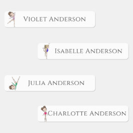 Zurück zu Gymnastik in der Schule Kinder Name Etiketten