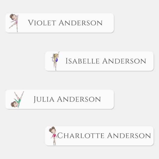 Zurück zu Gymnastik in der Schule Kinder Name Etiketten (Gruppe)