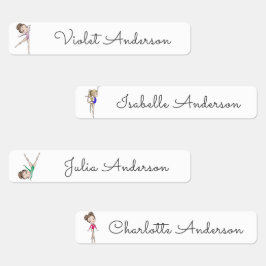 Zurück zu Gymnastik in der Schule Kinder Name Etiketten