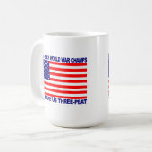 Zurück zu hinterem Weltkrieg kaut Gang - WW Kaffeetasse (Vorderseite Links)