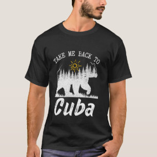 Zurück zu Kuba Vintager kubanischer Urlaub T-Shirt