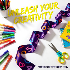 Zurück zu lila Schulzahlen Satinband