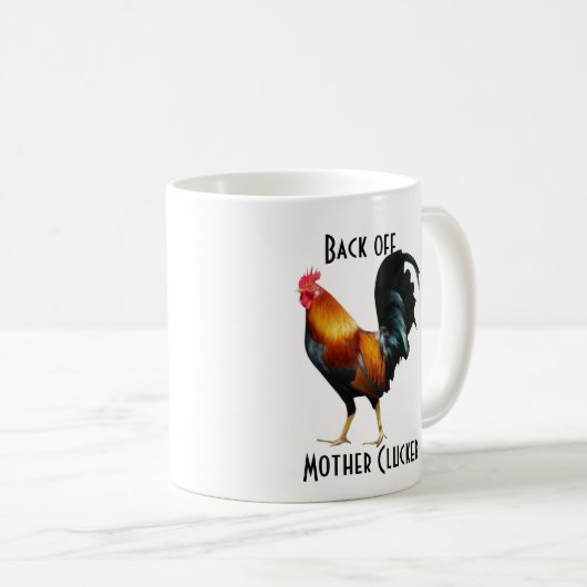 Zurück zu Mutter-Clucker-Rooster Kaffeetasse (VorderseiteRechts)