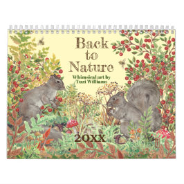 Zurück zu natürlichen Tierdarstellungen Niedliche Kalender