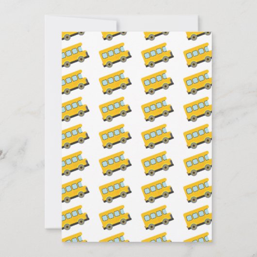 Zurück zu Party-Jungs in der Schule Einladung (Rückseite)