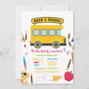 Zurück zu Party-Jungs in der Schule Einladung