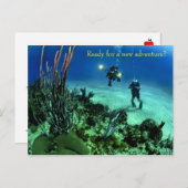 Zurück zu School Deep Sea Diving Adventure Postkarte (Vorne/Hinten)