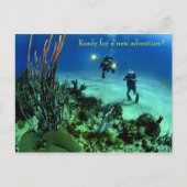 Zurück zu School Deep Sea Diving Adventure Postkarte (Vorderseite)