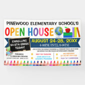 Zurück zu School Open House Banner (Horizontal)