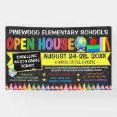 Zurück zu School Open House Banner (Horizontal)