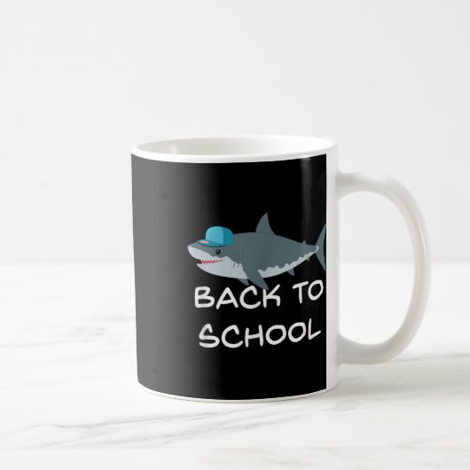Zurück zu School Shark Cap Shark Lover Funny Sarca Kaffeetasse (Rechts)