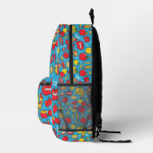 Zurück zu Schuläpfeln und Stiften - Fun Pattern Pr Bedruckter Rucksack (Rechts)