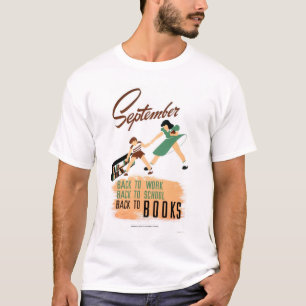Zurück zu Schularbeit WPA 1940 T-Shirt