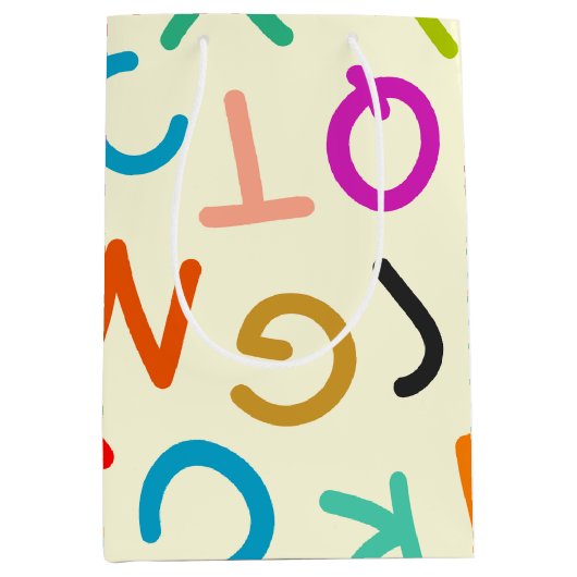 Zurück zu Schulbriefen im gelben Hintergrund Mittlere Geschenktüte (Vorderseite)