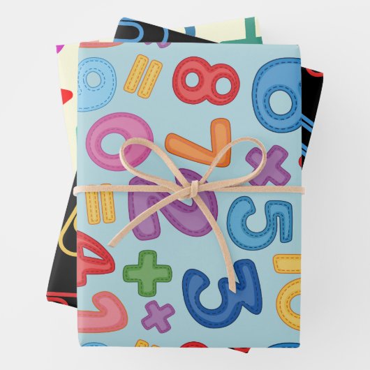 Zurück zu Schulbriefen und -nummern Set 3 Geschenkpapier Set (Beispiel)