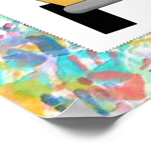 Zurück zu Schulbus, kundenspezifisches Print-Poste Poster (Ecke)