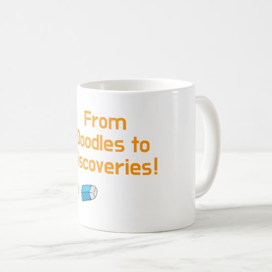 Zurück zu Schuldoodles und Entdeckungen Kaffeetasse (VorderseiteRechts)