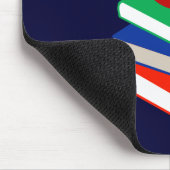 Zurück zu Schule, Büchern und Apple Mousepad (Ecke)