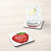 Zurück zu Schule Getränkeuntersetzer (Rechte Seite)