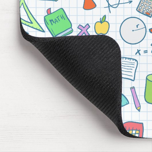 Zurück zu Schule: Mathe mousepad (Ecke)