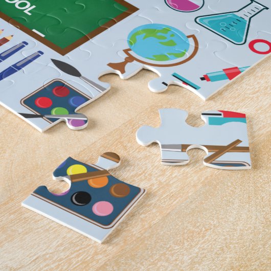 Zurück zu Schule Puzzle (Seite)